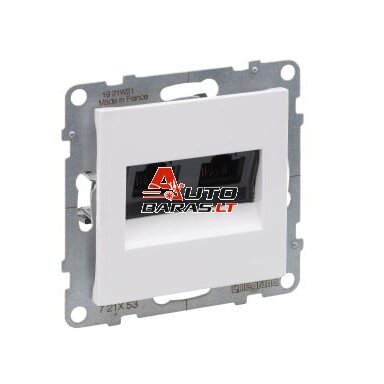 Baltas 2xRJ45 UTP 6 lizdas SUNO Legrand 721153 Baltas 2xRJ45 UTP 6 lizdas SUNO Legrand 721153