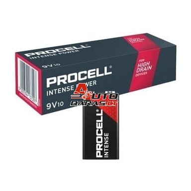 Baterija Duracell Procell Intense 6LR61/9V Krona (10 vnt.) Baterija Duracell Procell Intense 6LR61/9V Krona (10 vnt.)