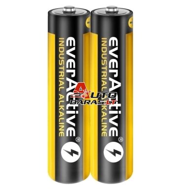 Baterija everActive Industrial Alkaline LR03 AAA (2 vnt.) Baterija everActive Industrial Alkaline LR03 AAA (2 vnt.)
