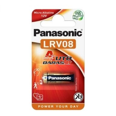 Baterija Panasonic Alkaline A23 MN21 LRV08 (1 vnt.)
