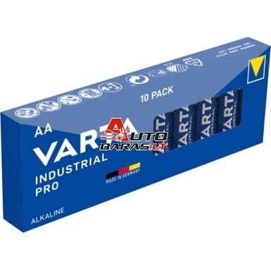 Baterija VARTA Alkaline Industrial PRO LR6/AA (10 vnt.)
