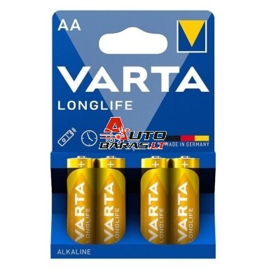Baterija VARTA Alkaline Longlife LR6/AA (4 vnt.)