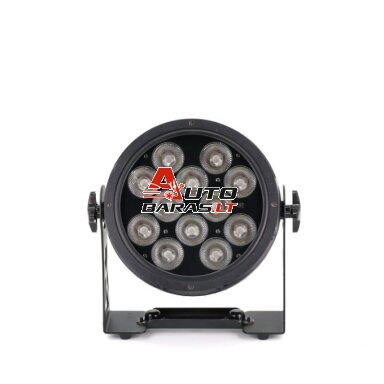Baterinis LED prožektorius BRIGHTER PRO PAR 12BT IP (IP65, 3620lm, 290x290x330mm, 6.5kg)