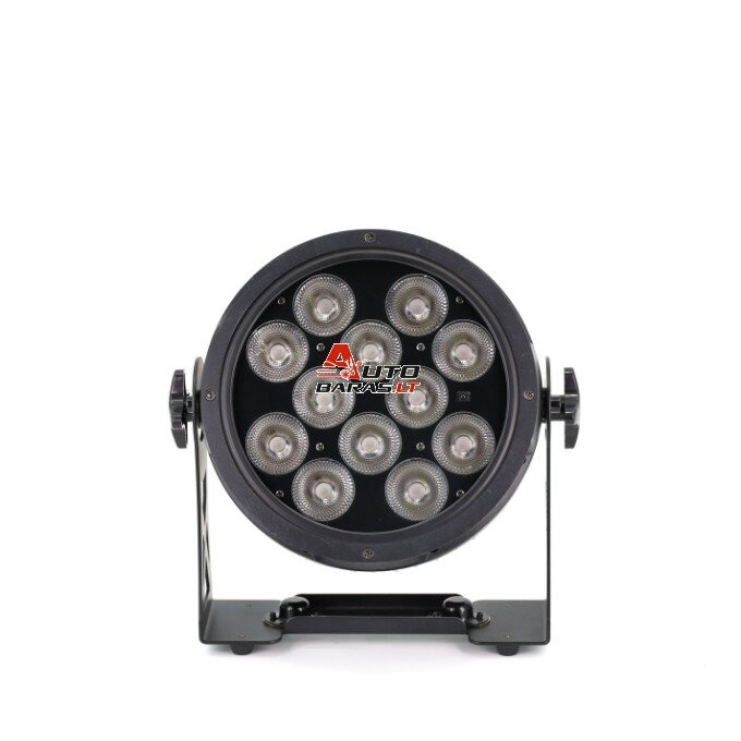 Baterinis LED prožektorius BRIGHTER PRO PAR 12BT IP (IP65, 3620lm, 290x290x330mm, 6.5kg)