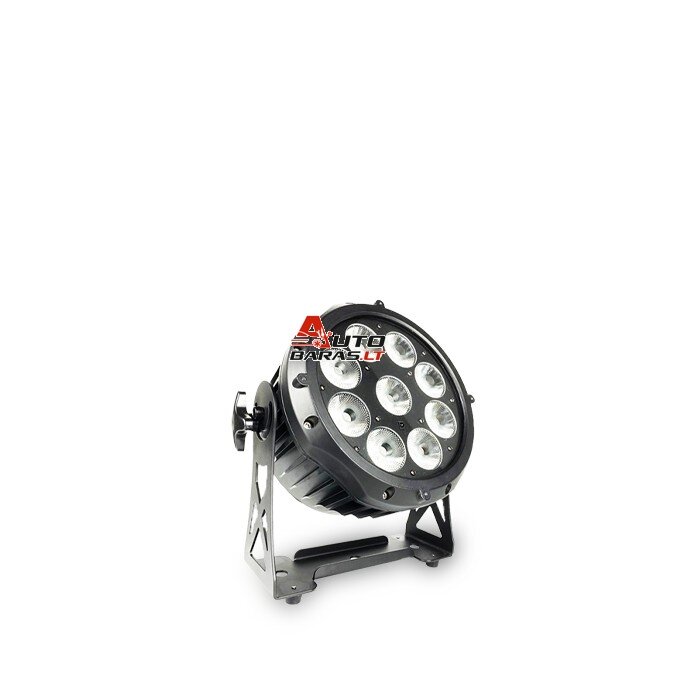 Baterinis LED prožektorius BRIGHTER PRO PAR 9BT IP (IP65, 3080lm, 220x270x260mm, 6kg)