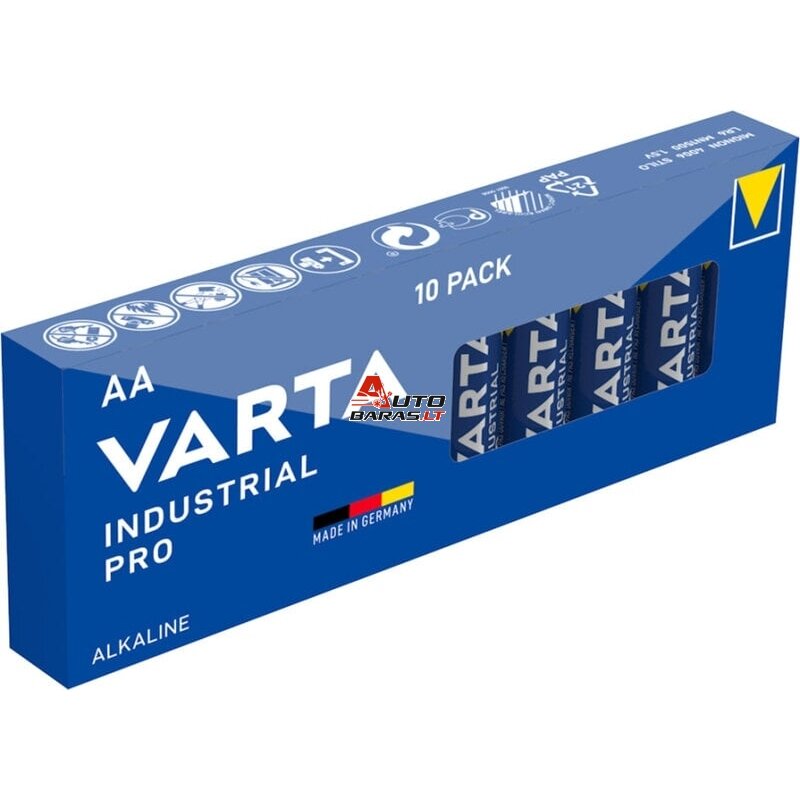 Baterija VARTA Alkaline Industrial PRO LR6/AA (10 vnt.)