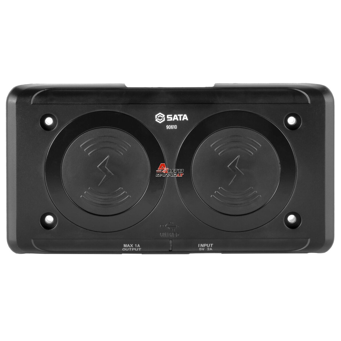SATA Belaidžio įkrovimo stotelė dviguba 10W SATA 3
