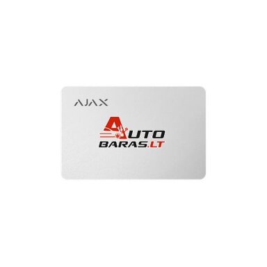 Bekontaktė kortelė Ajax Pass 38221.89.WH (balta) Bekontaktė kortelė Ajax Pass 38221.89.WH (balta)