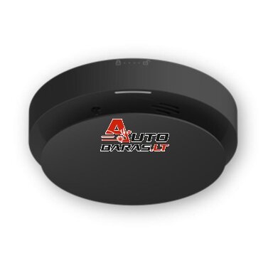 Belaidis dūmų ir karščio detektorius Hikvision AX PRO DS-PD451SMK-WE (juoda, 1200 m, 868 MHz)