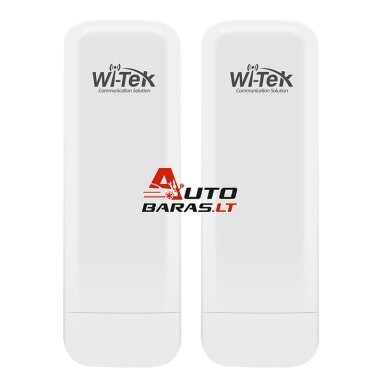 Belaidis LAN AP perdavimas WI-Tek WI-CPE513P (2 vnt. komplekte, lauko) Belaidis LAN AP perdavimas WI-Tek WI-CPE513P (2 vnt. komplekte, lauko)