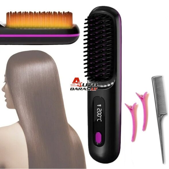 Belaidės plaukų tiesinimo šukos Reach HairMini