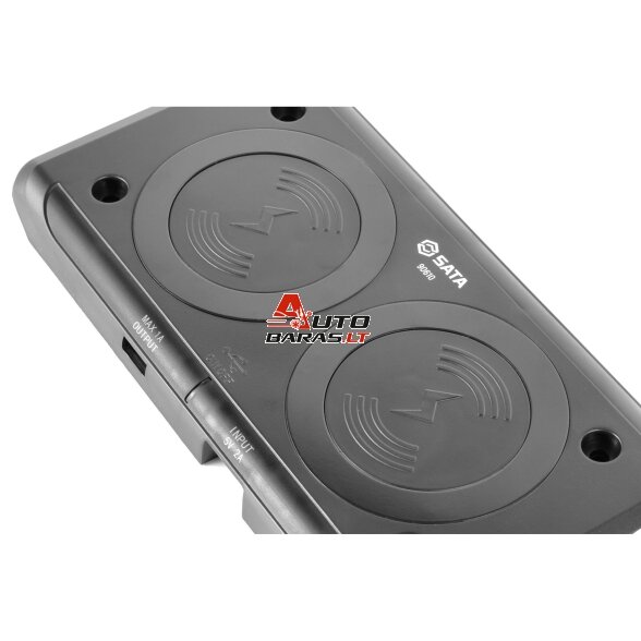 SATA Belaidžio įkrovimo stotelė dviguba 10W SATA 4
