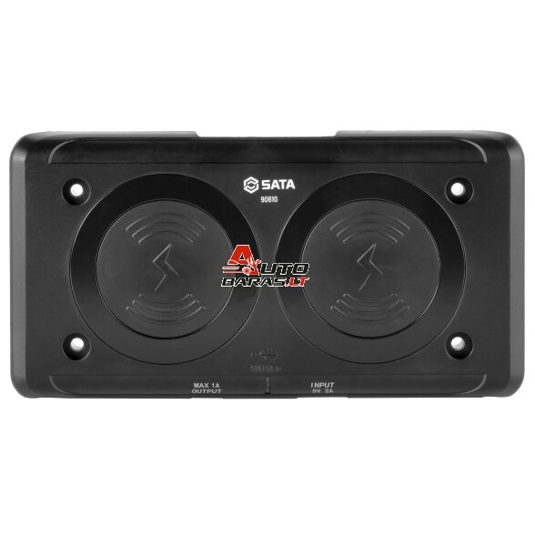 SATA Belaidžio įkrovimo stotelė dviguba 10W SATA 3