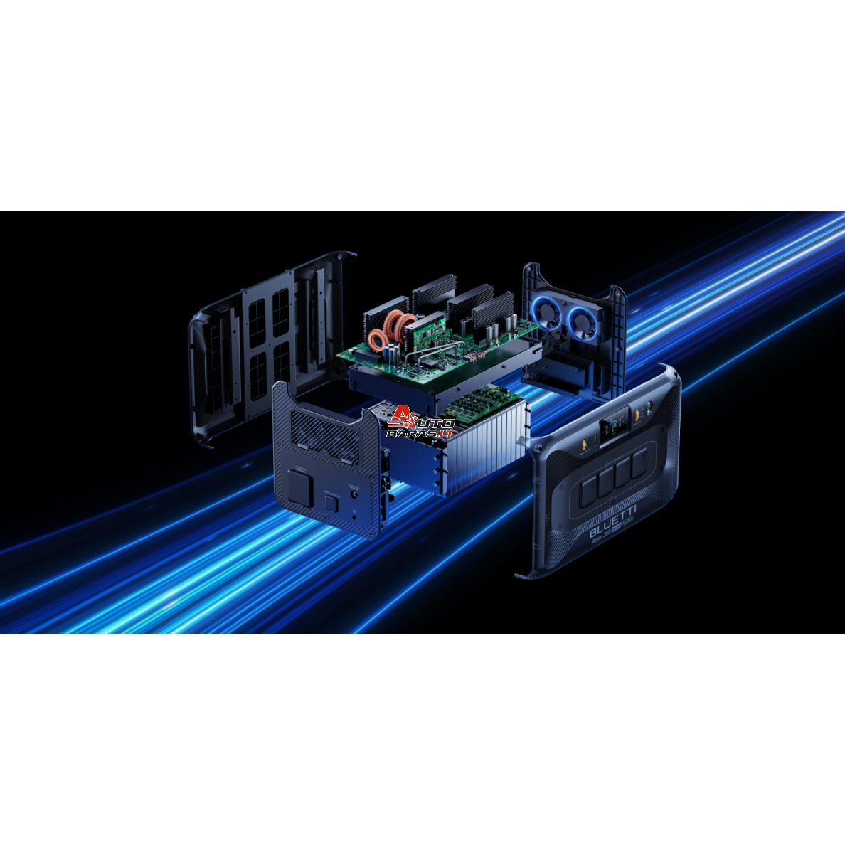 BLUETTI Kilnojama energijos stotelė 3840W 2764Wh LiFePO4 5