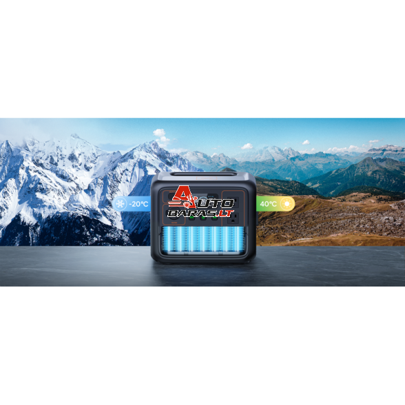 BLUETTI Kilnojama energijos stotelė 700W 504Wh LiFePO4  gryno sinuso elektros generatorius vienfazis 5