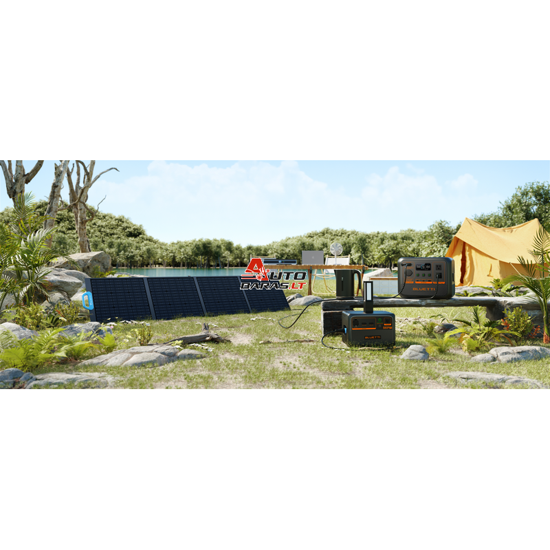 BLUETTI Kilnojama energijos stotelė 700W 504Wh LiFePO4  gryno sinuso elektros generatorius vienfazis 1