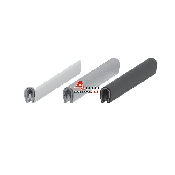 Briaunų apsauga Baks TOZS (sidabrinė, 6.5mm storis, 10m)