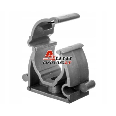 Closed pipe holder (D50, gray) Closed pipe holder (D50, gray)