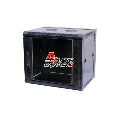 Commutation cabinet 19" wall mounted 7U 540x400x300mm (anthracite, not assembled, glass doors) Commutation cabinet 19" wall mounted 7U 540x400x300mm (anthracite, not assembled, glass doors)
