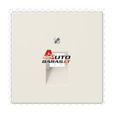 Computer socket cover JUNG LS969-1UA (ivory, 1xRJ45)