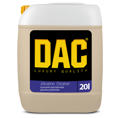 DAC „Alkaline Cleaner“ šarminė plovimo priemonė 5l / 20l DAC „Alkaline Cleaner“ šarminė plovimo priemonė 5l / 20l