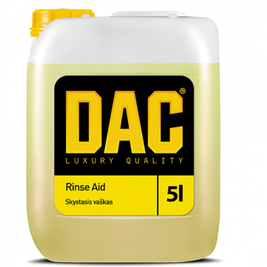 DAC Rinse Aid Skystasis vaškas koncentratas 5l DAC Rinse Aid Skystasis vaškas koncentratas 5l