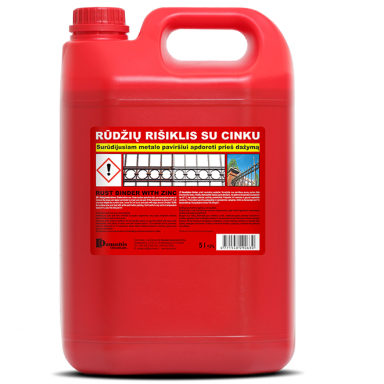 DAC Rūdžių rišiklis su cinku 0.5l / 1l / 3l / 5l DAC Rūdžių rišiklis su cinku 0.5l / 1l / 3l / 5l