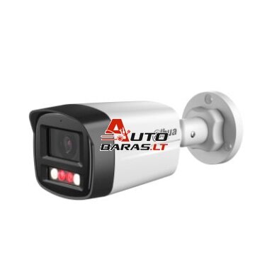 Dahua Bullet IPC-HFW1439TL1-A-IL-0280B F2.8 (Balta, 4MP, ~95°, IR+balta šviesa 30m, IP67)