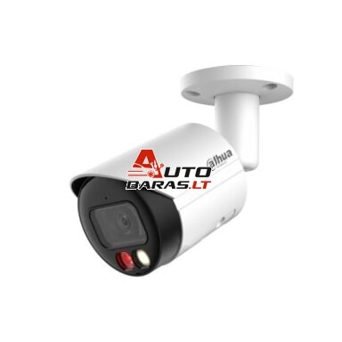 Dahua Bullet IPC-HFW2849S-S-IL-0360B F3.6 (Balta, 8MP 4K UHD, ~87°, IR+balta šviesa 30m, IP67)