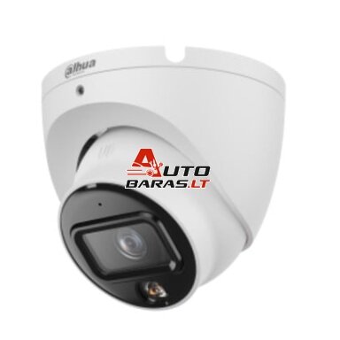 Dahua Dome IPC-HDW1639T-A-IL-0280B-S6 F2.8 (Balta, 6MP, ~110°, IR+balta šviesa 30m, IP67)
