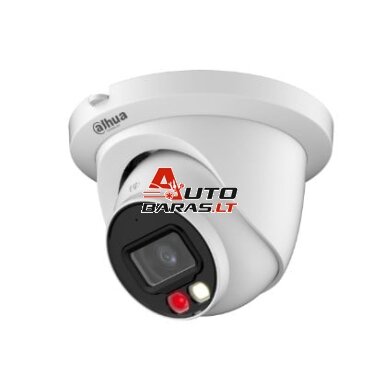 Dahua Dome IPC-HDW2549TM-S-IL-0280B F2.8 (Balta, 5MP, ~111°, IR+balta šviesa 30m, IP67)
