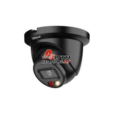 Dahua Dome IPC-HDW2849TM-S-IL-0280B F2.8 (Juoda, 8MP, ~111°, IR+balta šviesa 30m, IP67)