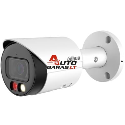 Dahua Bullet IPC-HFW2449S-S-IL-0280B F2.8 (Balta, 4MP, ~95°, IR+LED 30m, IP67, PoE)