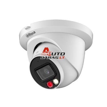 Dahua Dome IPC-HDW2549TM-S-IL-0280B F2.8 (Balta, 5MP, ~111°, IR+balta šviesa 30m, IP67)