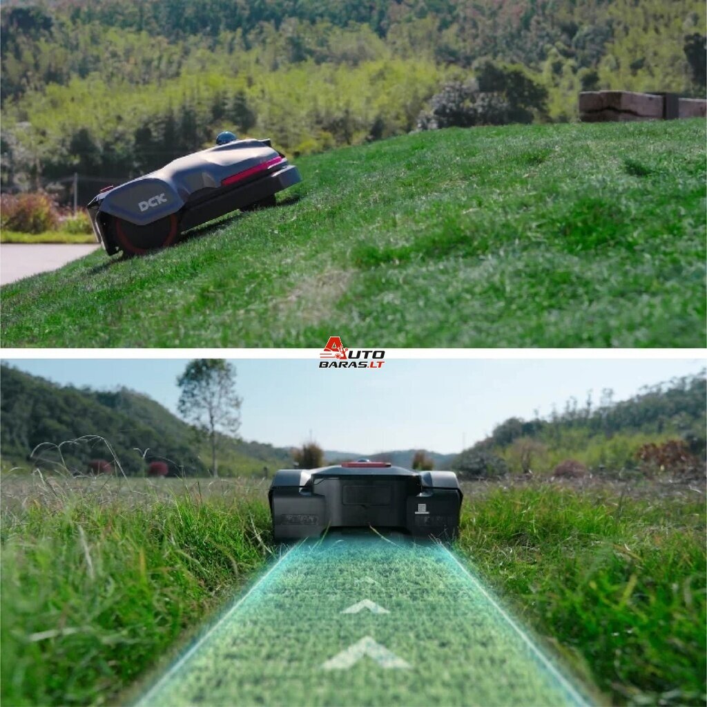 DCK Robotas -žoliapjovė S2000, 2000 m² 4G be laido KDRM220-4G, LIDAR + KAMERA 4