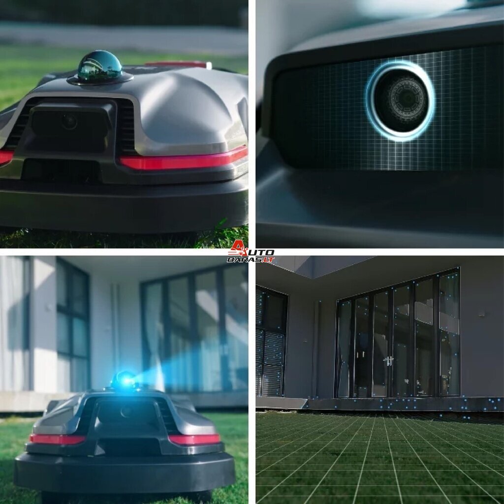 DCK Robotas -žoliapjovė S2000, 2000 m² 4G be laido KDRM220-4G, LIDAR + KAMERA 3