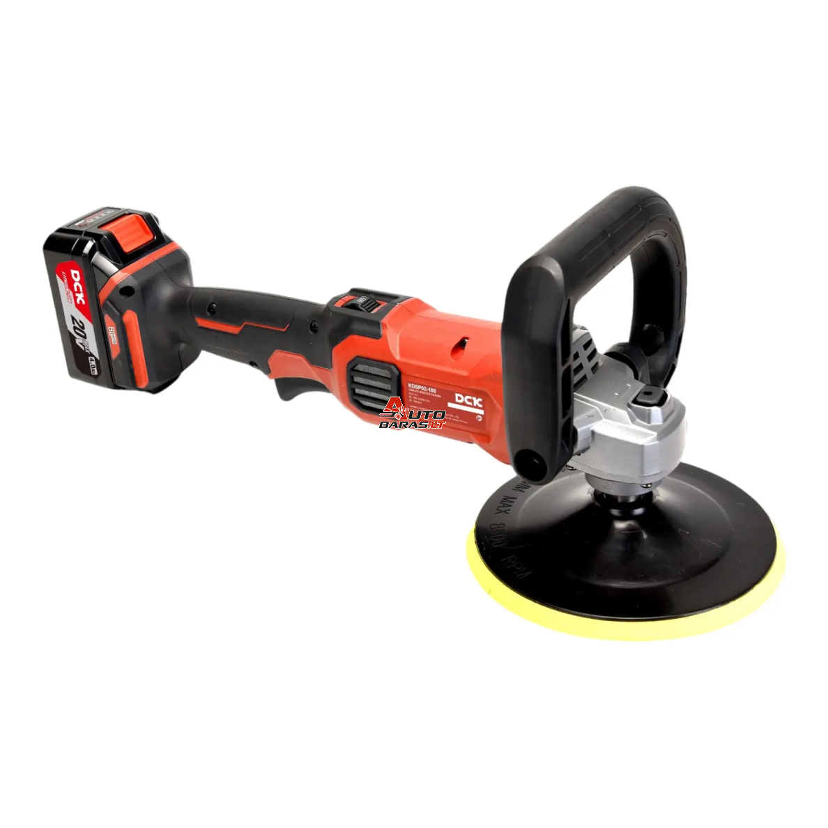 DCK Akumuliatorinis bešepetėlinis poliruoklis 180mm, 20V, KDSP02-180Z (be baterijos ir įkroviklio) 2