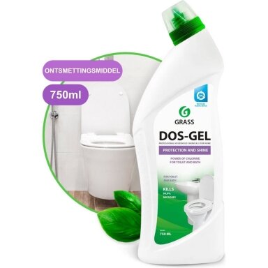 Dezinfikuojantis vonios valiklis GRASS "DOS GEL" Dezinfikuojantis vonios valiklis GRASS "DOS GEL"