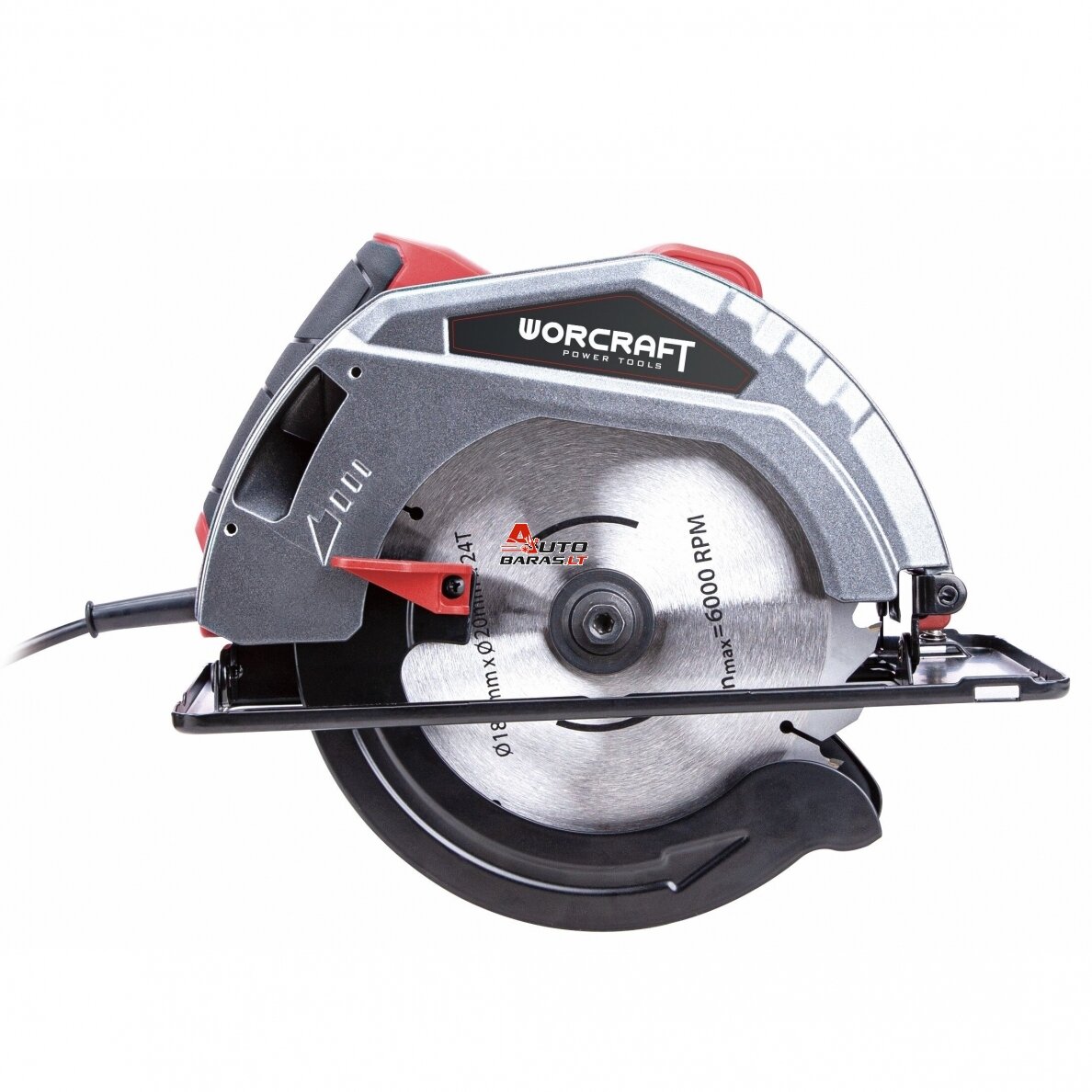 WORCRAFT Diskinis pjūklas 185mm 1500W 1