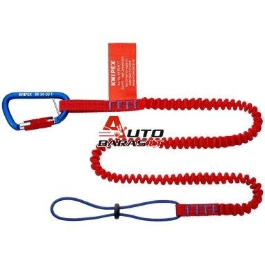 Dirželis įrankiams su karabinu Knipex 00 50 05 T BK Dirželis įrankiams su karabinu Knipex 00 50 05 T BK