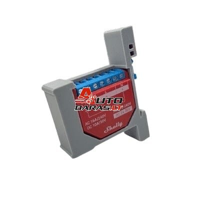 DIN adapteris Shelly Plus (90°, 1 relei)