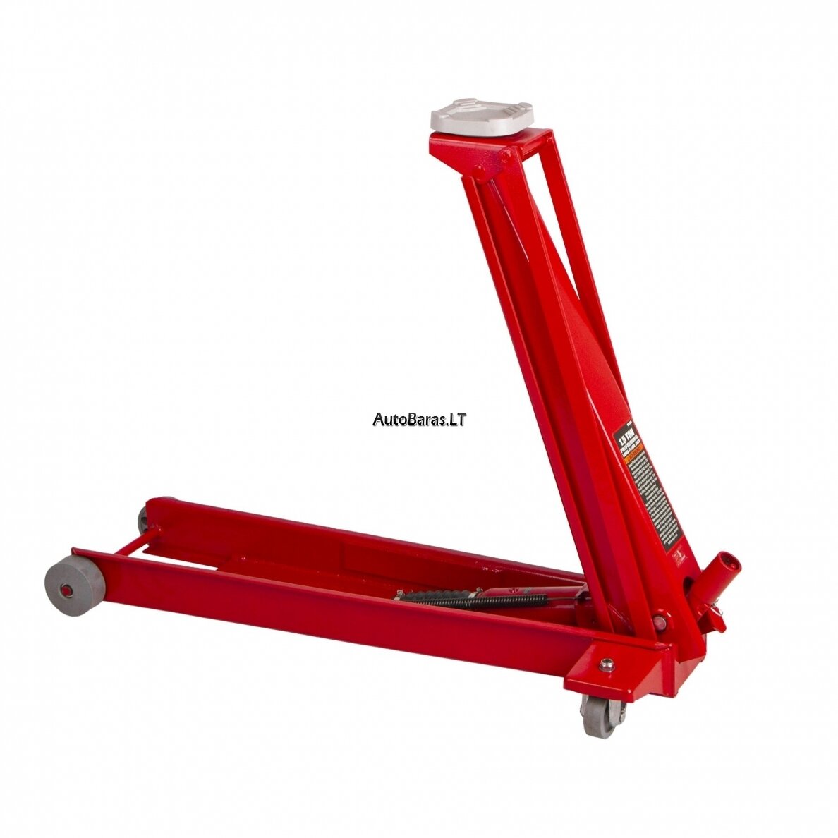 BIGRED Domkratas 1.5t su ratukais. Pažemintas 2
