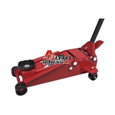 Domkratas 3t su ratukais (su pedalu)