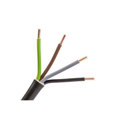 Prysmian Group CYKY 4x16 mm2 jėgos kabelis (1 m, monolitinis) Prysmian Group CYKY 4x16 mm2 jėgos kabelis (1 m, monolitinis)