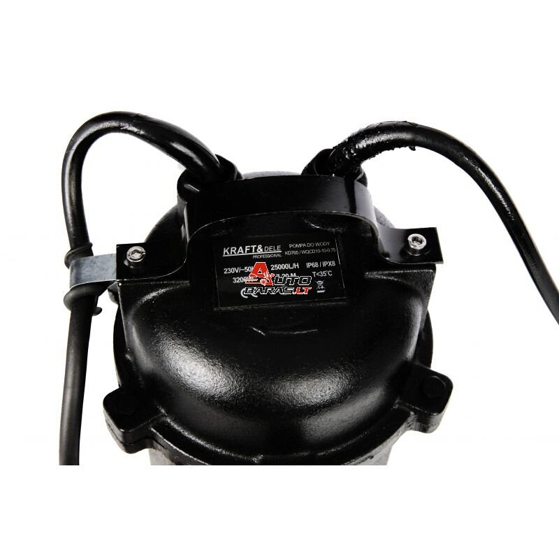 Drenažinis siurblys 3200W 220V/50Hz su smuliintuvu 2