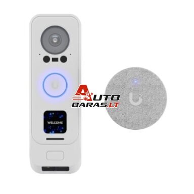 Durų skambučio komplektas UBIQUITI UVC-G4 Doorbell Pro Kit-White (Baltas) Durų skambučio komplektas UBIQUITI UVC-G4 Doorbell Pro Kit-White (Baltas)