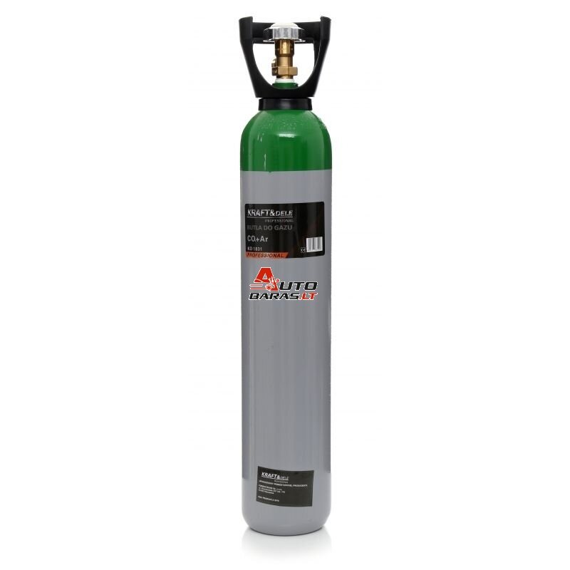KRAFTDELE Dujų balionas CO2 dujoms (tuščias) 8L - galima pirkti ir pilnus arba pasikeisti