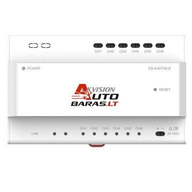 Dviejų laidų vaizdo/garso skirstytuvas Hikvision DS-KAD706-S Dviejų laidų vaizdo/garso skirstytuvas Hikvision DS-KAD706-S