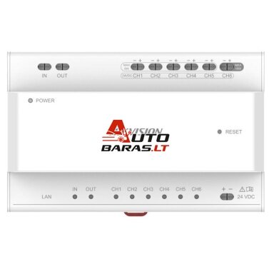 Dviejų laidų vaizdo/garso skirstytuvas Hikvision DS-KAD706Y Dviejų laidų vaizdo/garso skirstytuvas Hikvision DS-KAD706Y