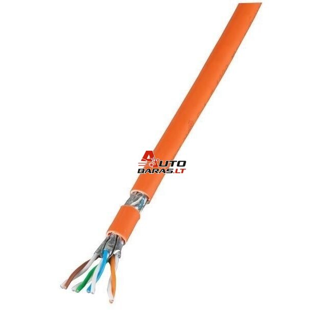 EFB Infralan ryšio kabelis S/FTP 7 (oranžinis, 1m., 1000m būgnas)